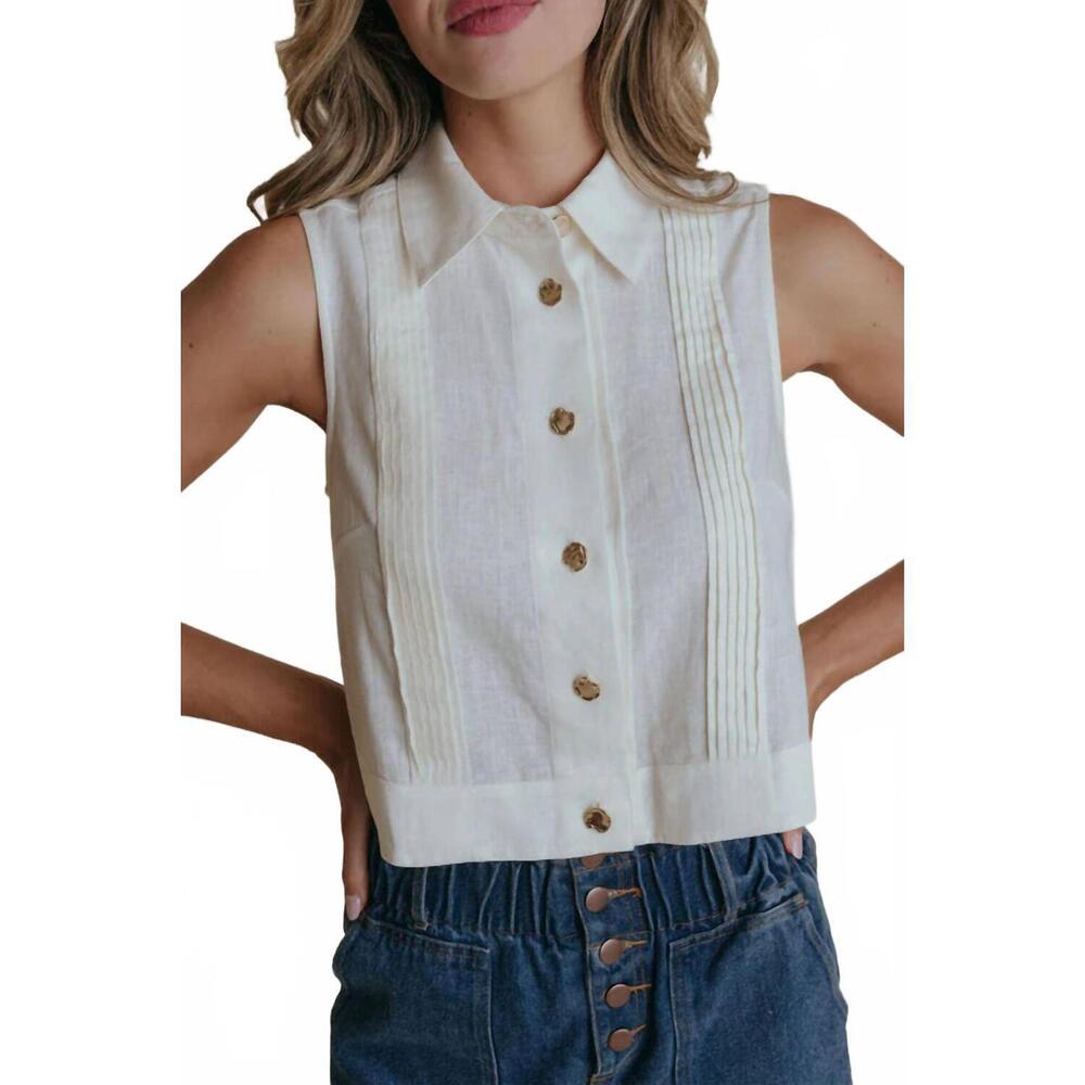 NEW LAROQUE micah top in ivory